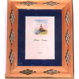 CYPRESS WOOD PHOTO FRAME