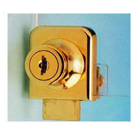 Cabinet glass door lock