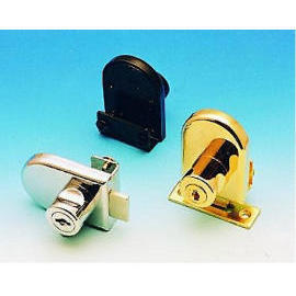 Cabinet glass door lock