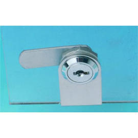 Cabinet swinging glass door lock for single door (Cabinet porte battante en verre serrure pour porte simple)