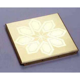 Gold Tile with Islamic Pattern (Gold Tile with Islamic Pattern)