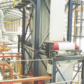 Steel coil coating line