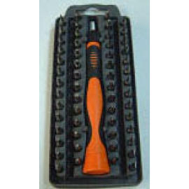 MAGNETIC SCREWDRIVER W.BITS SET