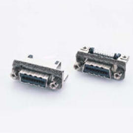 InfiniBand 4X Female Screw Type Connector (InfiniBand 4X Female Screw Type Connector)