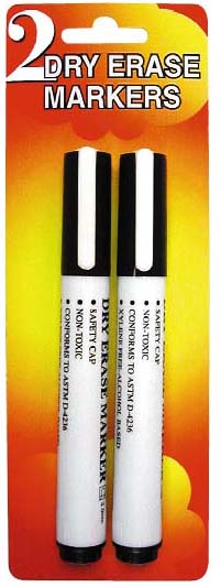 2CT DRAY ERASE MARKERS (2CT DRAY marqueurs effaçables)