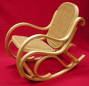 WOODEN CHILDREN ROCKER