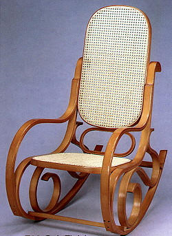 WOODEN ADULT ROCKER