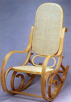 WOODEN ADULT ROCKER