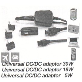 Universal DC/DC adaptor 30W,18W,5W (Universal DC/DC adaptor 30W,18W,5W)