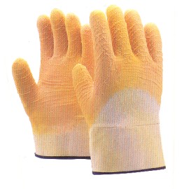 NATURAL RUBBER COATED WORK GLOVES (ПРИРОДНЫЙ резиновой рабочие перчатки)