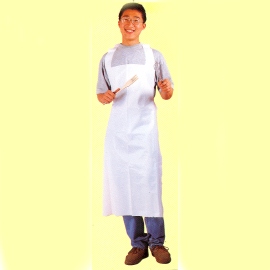 DISPOSABLE LDPE EMBOSSED APRON (JETABLE LDPE GAUFREE APRON)