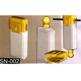 Model: SN-002, Flexible knob with 500cc bottle. Model: SN-003, Flexible knob wit (Modèle: SN-002, flexible avec molette 500cc flacon. Modèle: SN-003, l`esprit m)