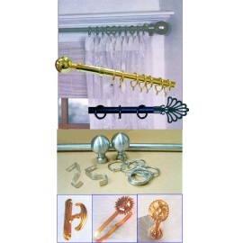 METAL CURTAIN POLE SET (RIDEAU METALLIQUE POLE SET)