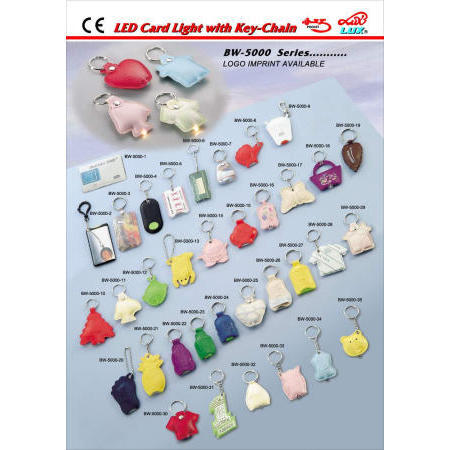LED card light with key chain (LED card light with key chain)