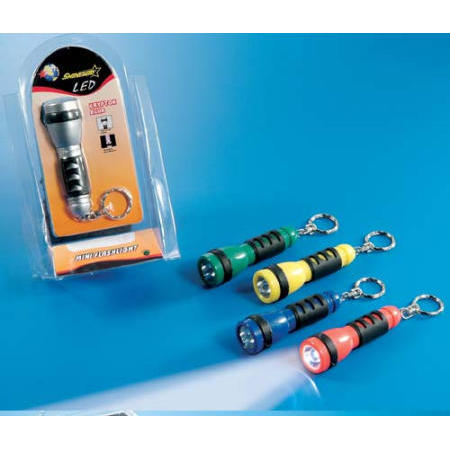 LED torch with key chain (LED-Taschenlampe mit Schlüsselring)