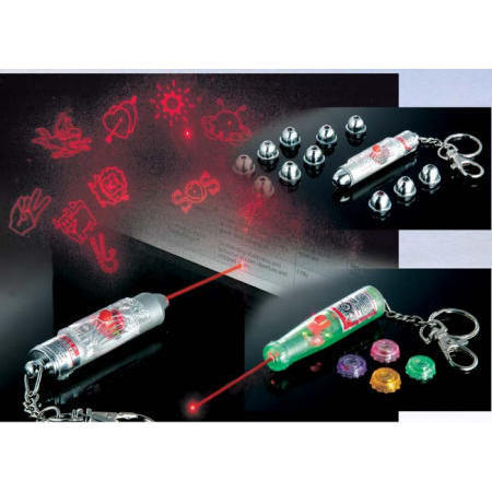 Laser pointer with key chain (Pointeur laser avec porte-clés)