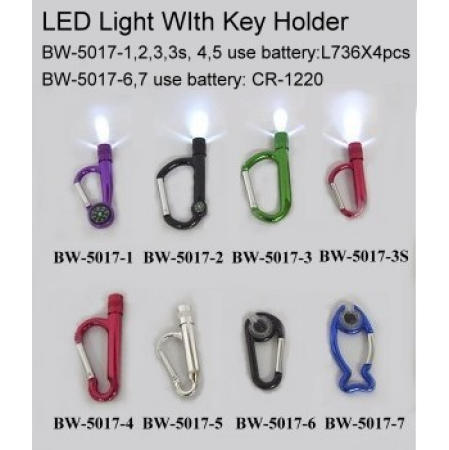 LED light with key holder