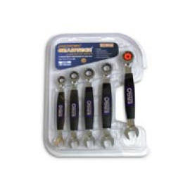 5 pc Ergonomic GearTech wrench