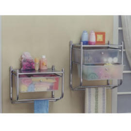 U SHAPE BATHROOM WALL RACK (En forme de U Bathroom Wall RACK)