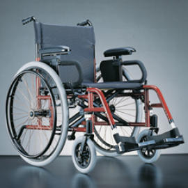 aluminum wheelchair (en fauteuil roulant en aluminium)