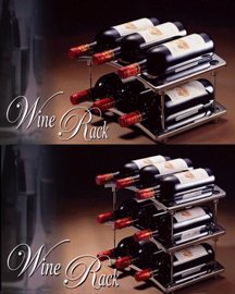 Chrome Wine Rack (Хром Wine R k)