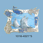PEWTER PHOTO FRAME , (ZINN FOTORAHMEN,)