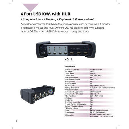 USB KVM Switch (USB KVM-Switch)