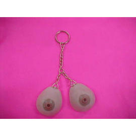 Breast Key Chain