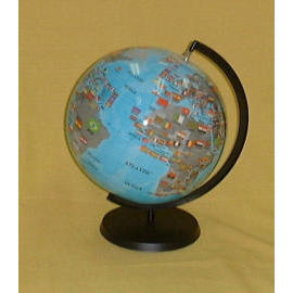 EH-168P 16`` Inflatable Flag Globe w/Stand (EH-168P 16``Aufblasbare Flagge Globe w / Stand)