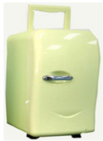 MINI-PORTABLE CAR REFRIGERATOR (MINI-REFRIGERATEUR PORTABLE DE VOITURE)