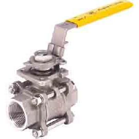 3-PC Stainless Steel Casting Ball Valves, Full Port, Mount Pad, 1000 WOG, High P (3-PC Stainless Steel Casting Ball Valves, Full Port, Mount Pad, 1000 WOG, High P)