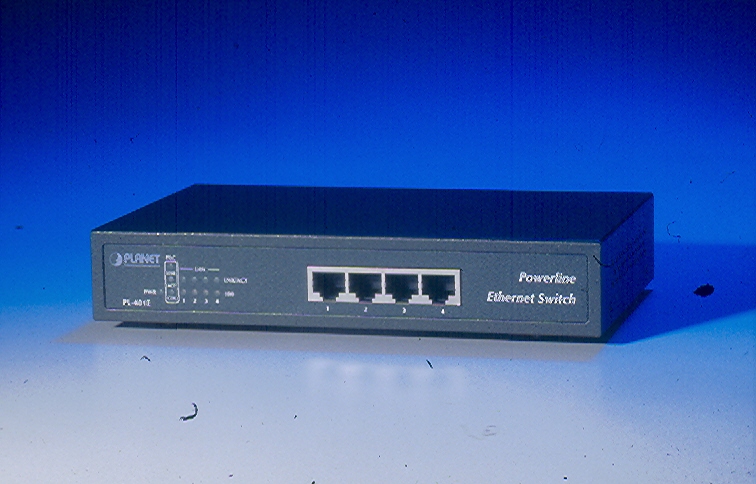 Powerline to Ethernet Bridge with 4-port switch (Powerline Ethernet Bridge, чтобы с 4-х портовый коммутатор)