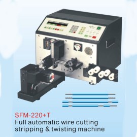 FULL AUTOMATIC WIRE CUTTING,STRIPPING AND TWISTING MACHINE