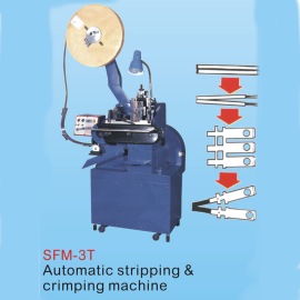 AUTOMATIC STRIPPING & CRIMPING MACHINE