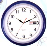 Day-Date Clock, Calendar Clock, Wall Clock, Promotion Gift, Office Furniture