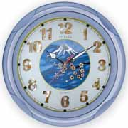 Wall Clock, Jade & Shell Clock