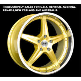 ALUMINUM ALLOY WHEEL P642/18x8 /18x9 /19x8.5/19x9.5/20x8.5