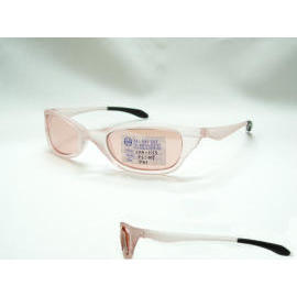 sporting glasses