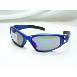 sporting glasses