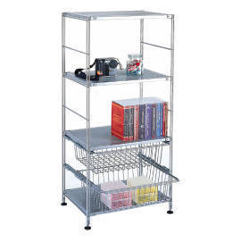 Display Rack with wire drawer (Display Rack mit Ziehmaschine)
