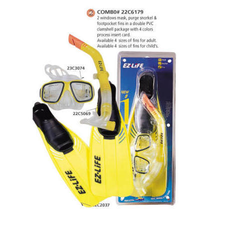 Diving Combo Set (Mask + Snorkel + Fin)