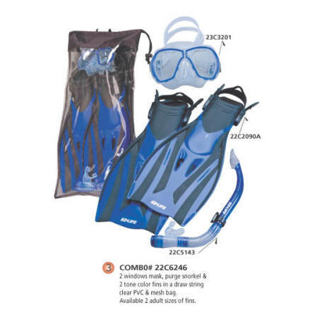 Diving Combo Set (Mask + Snorkel + Fin) (Дайвинг Combo Set (Mask + Snorkel + Fin))