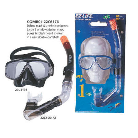 Diving Combo Set (Mask + Snorkel) (Plongée Combo Set (Masque + tuba))