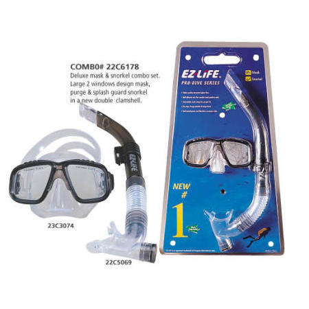 Diving Combo Set (Mask + Snorkel) (Diving Combo Set (Mask + Snorkel))