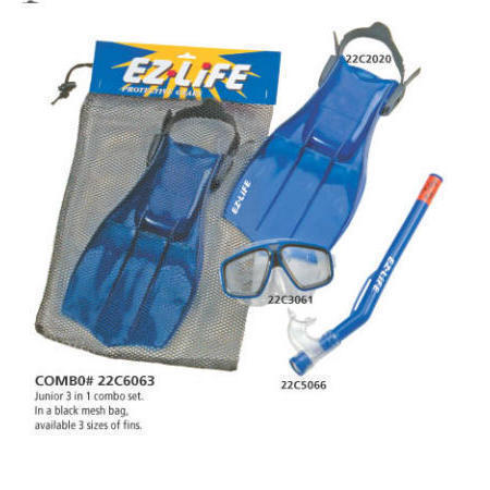 Diving Kid`s Combo Set (Mask + Snorkel + Fin) (Diving Kid`s Combo Set (Mask + Snorkel + Fin))