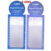 Bookmark magnifier, fresnel lenses