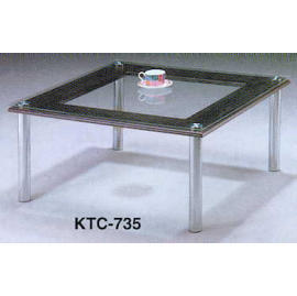 Glass Coffee Table (Table basse en verre)