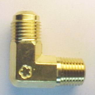 90 elbow male thread flare connector (Coude à 90 flare mâle connecteur)