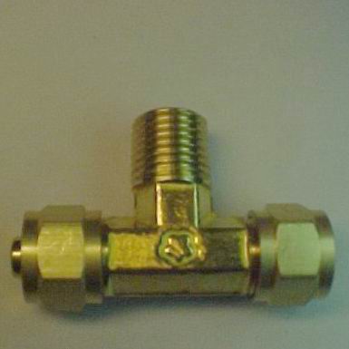 Branch tee connector (male thread in the middle) (Branch tee connector (male thread in the middle))
