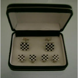 CUFFLINK + STUDS SET (Bouton de manchette + GOUJONS SET)